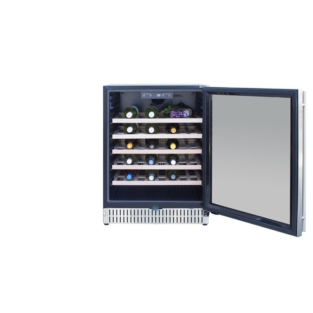TrueFlame 24" – Cave à vin extérieure double zone