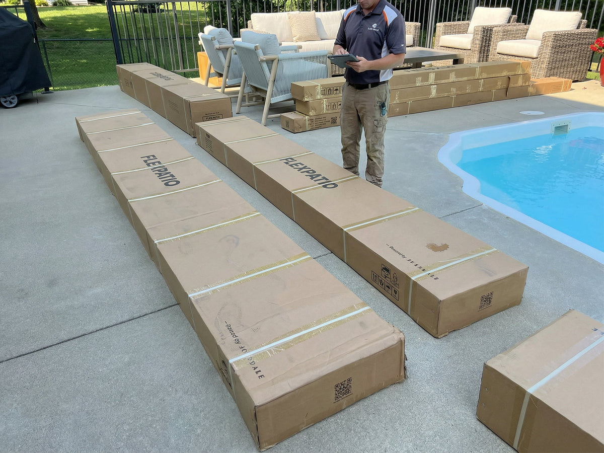 Service d’installation étendu pour pergola
