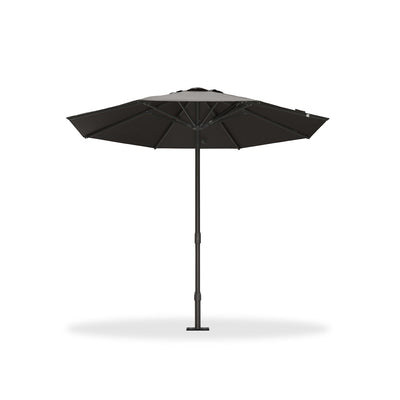 PURPLE LEAF – Parasol de marché haut de gamme renforcé, commercial, hydraulique et semi-automatique pour terrasse
