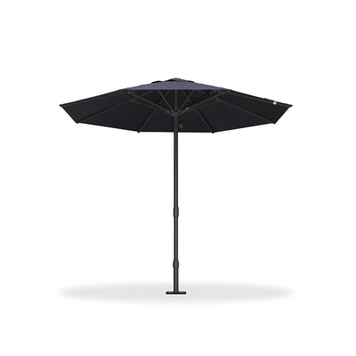 PURPLE LEAF – Parasol de marché haut de gamme renforcé, commercial, hydraulique et semi-automatique pour terrasse