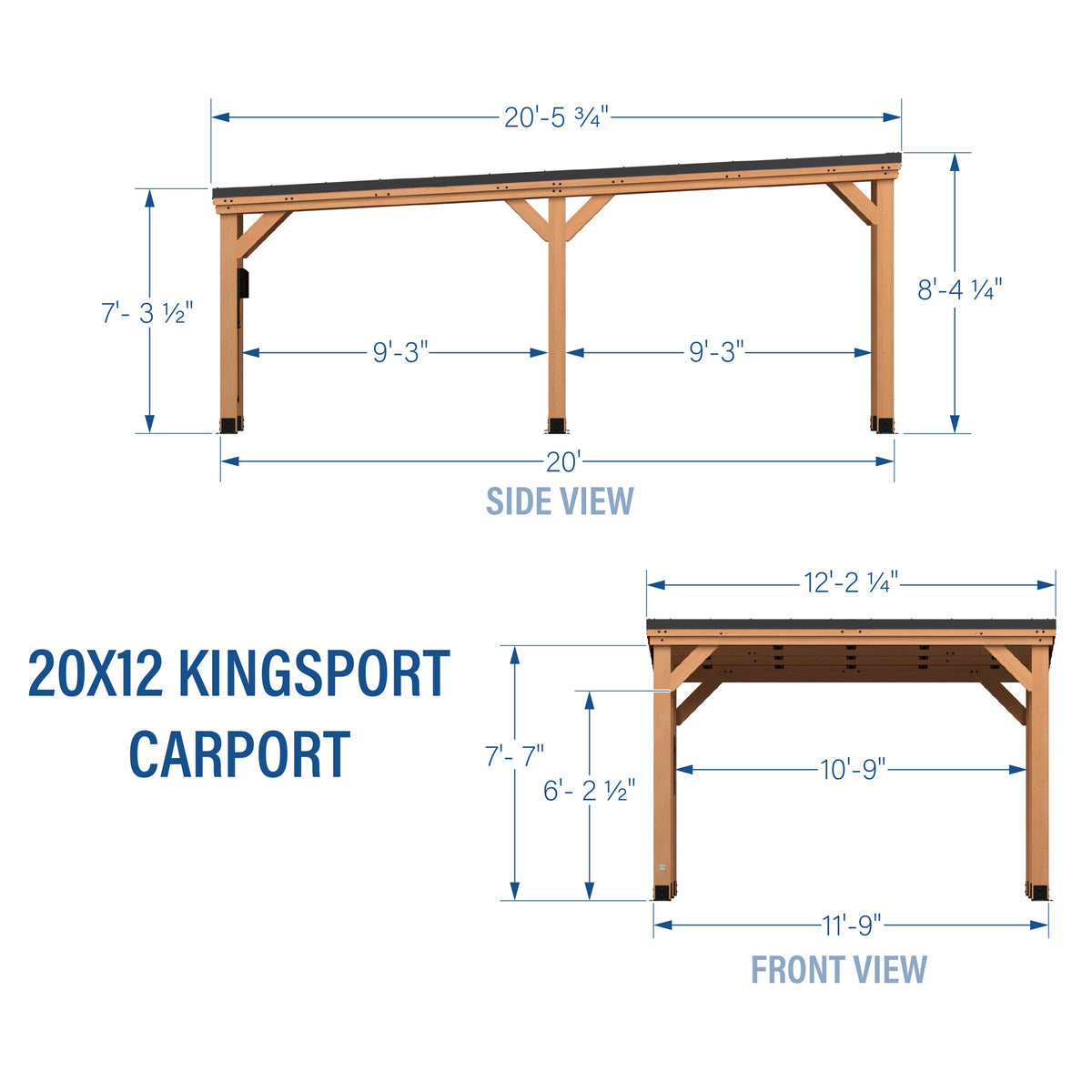 Kingsport 20x12 – Abri voiture