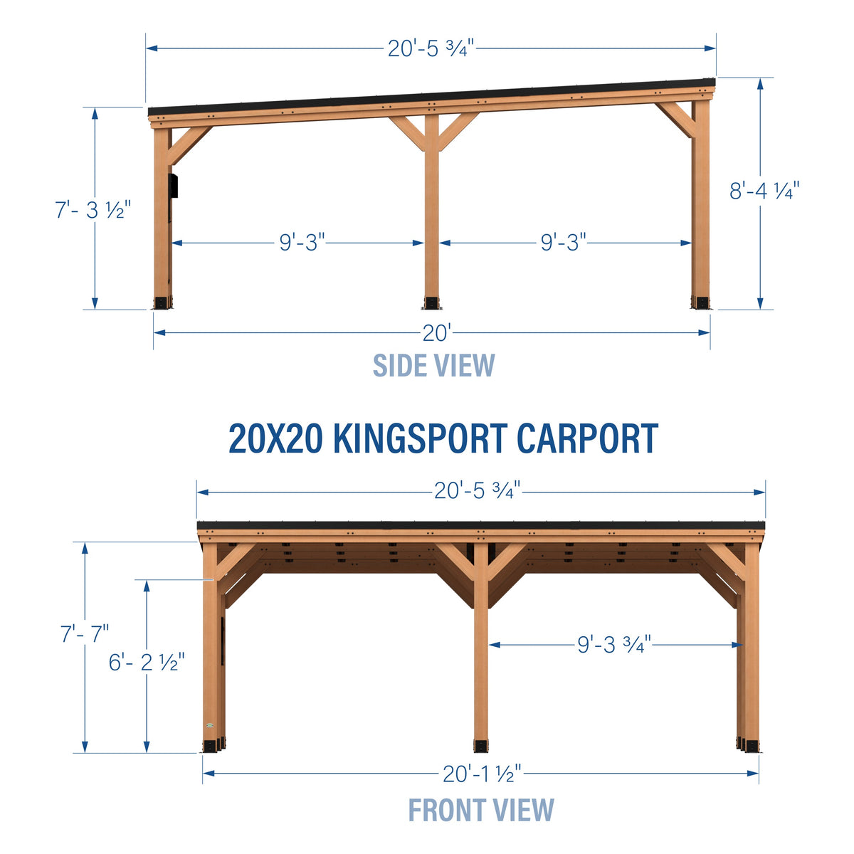 Kingsport 20x20 – Abri voiture