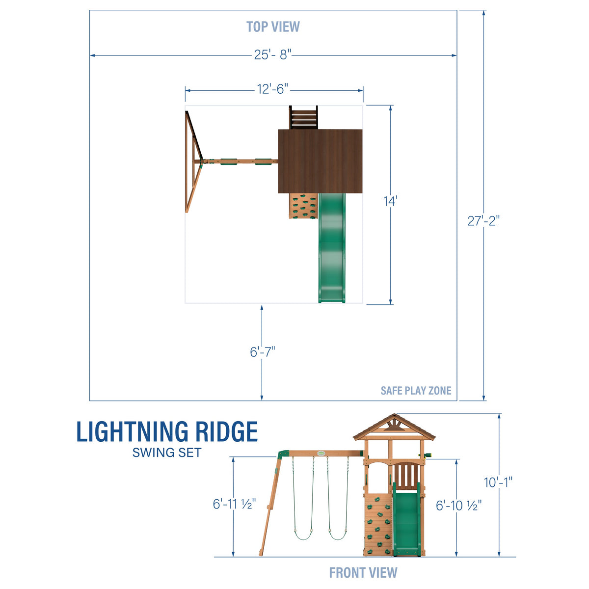 Lightning Ridge – Portique de jeux