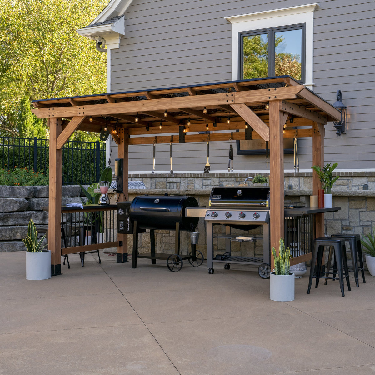 Saxony XL – Pavillon pour barbecue