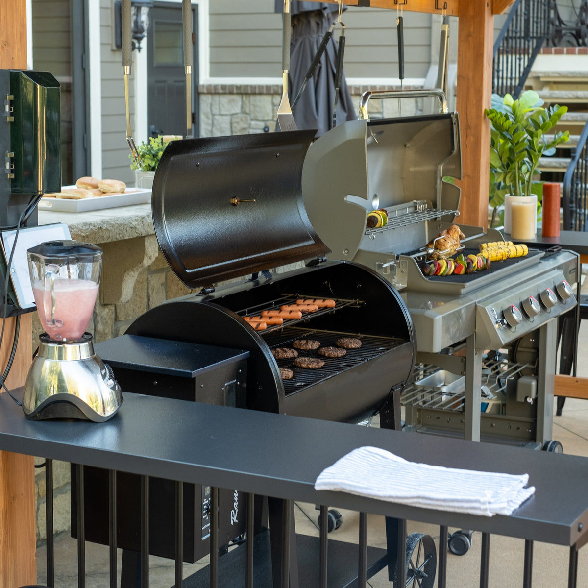 Saxony XL – Pavillon pour barbecue