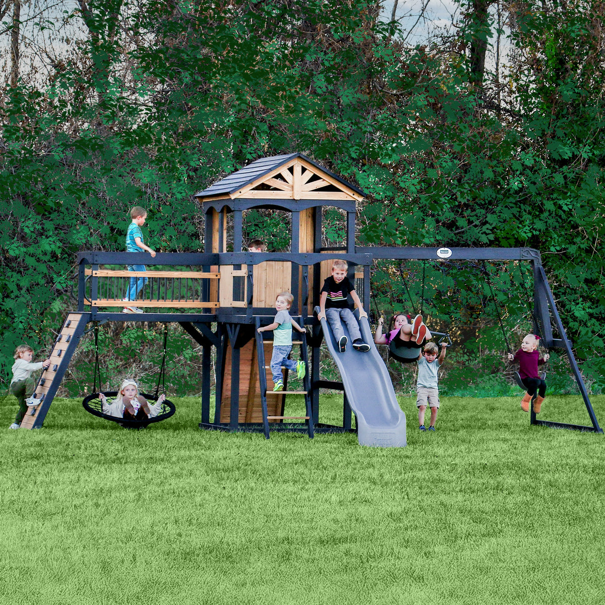 Timber Crossing – Portique de jeux