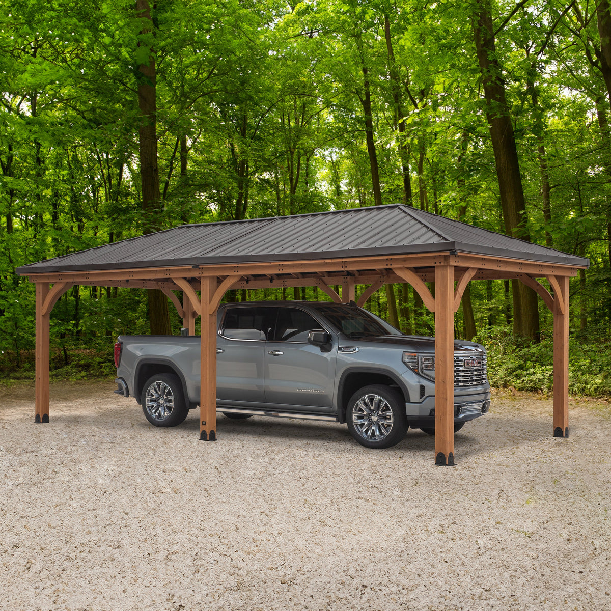 Barrington 24x12 – Abri voiture / pavillon