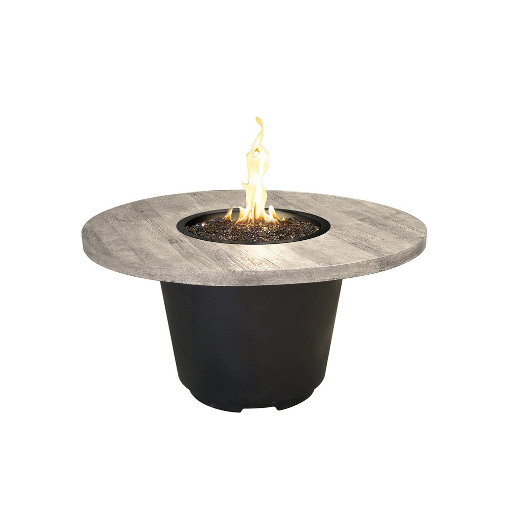 American Fyre Designs Cosmopolitan Silver Pine – Table brasero au propane