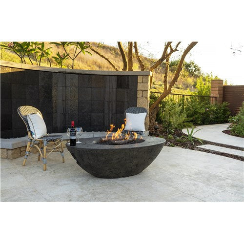 American Fyre Designs Calais – Table brasero ovale Dark Basalt, NG