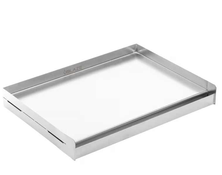 Blaze 24" – Plaque de barbecue mise à jour en acier inoxydable 304 – BLZ-24-SSGP-2
