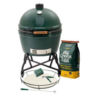 2XL Big Green Egg + ensemble intEGGrated Nest