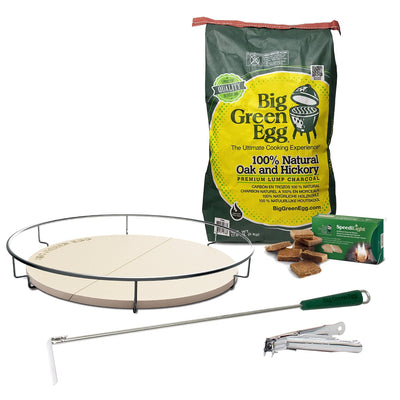 2XL Big Green Egg + ensemble intEGGrated Nest