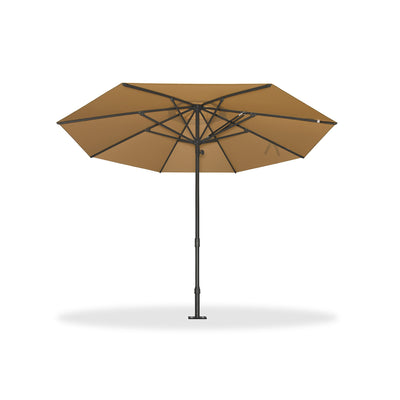 PURPLE LEAF – Parasol de marché haut de gamme renforcé, commercial, hydraulique et semi-automatique pour terrasse