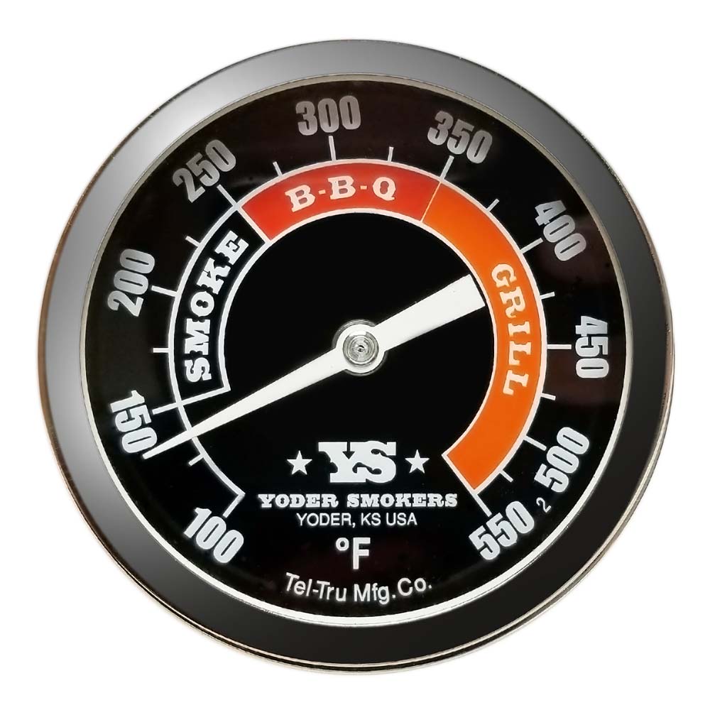 Yoder Smokers YS640s – Barbecue à granulés sur Competition Cart avec tiroir de rangement noir, kit de porte T-Stat et tablettes latérales inox