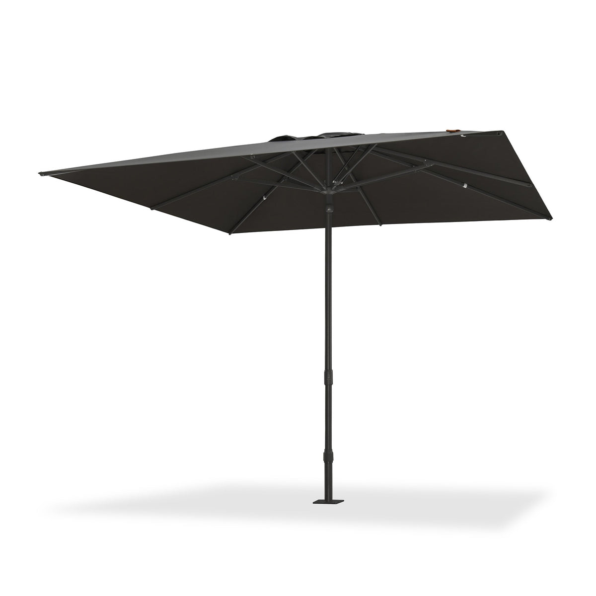 PURPLE LEAF – Parasol de marché haut de gamme renforcé, commercial, hydraulique et semi-automatique pour terrasse