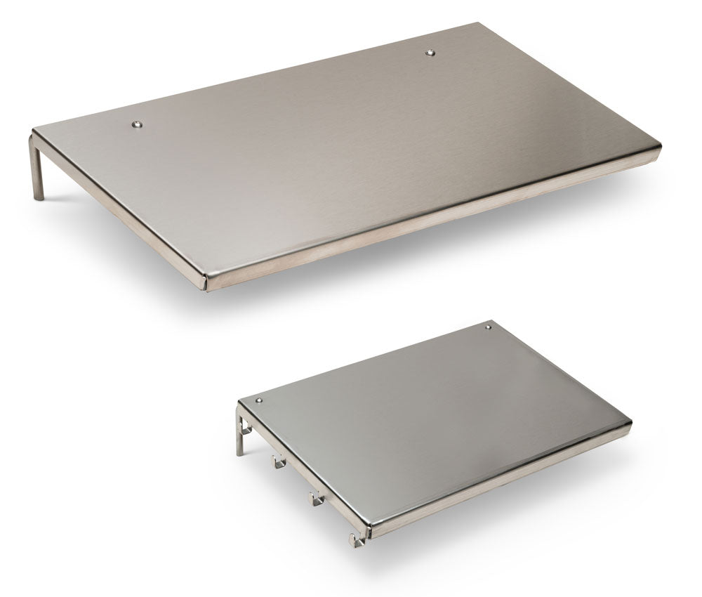 Yoder Smokers YS640s – Barbecue à granulés sur Competition Cart avec tiroir de rangement noir, kit de porte T-Stat et tablettes latérales inox