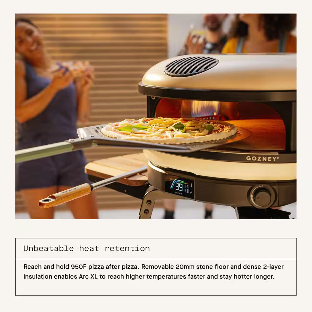 Arc XL – Four à pizza extérieur au propane, Bone White