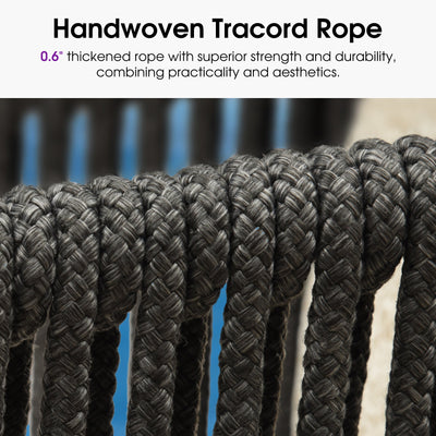 PURPLE LEAF Hailar – Tabouret de bar extérieur moderne en rotin avec dossier et coussin pour balcon, intérieur, extérieur ou îlot de cuisine