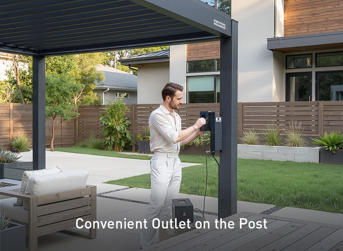FlexPatio POWER+ Gen 1 – Pergola motorisée