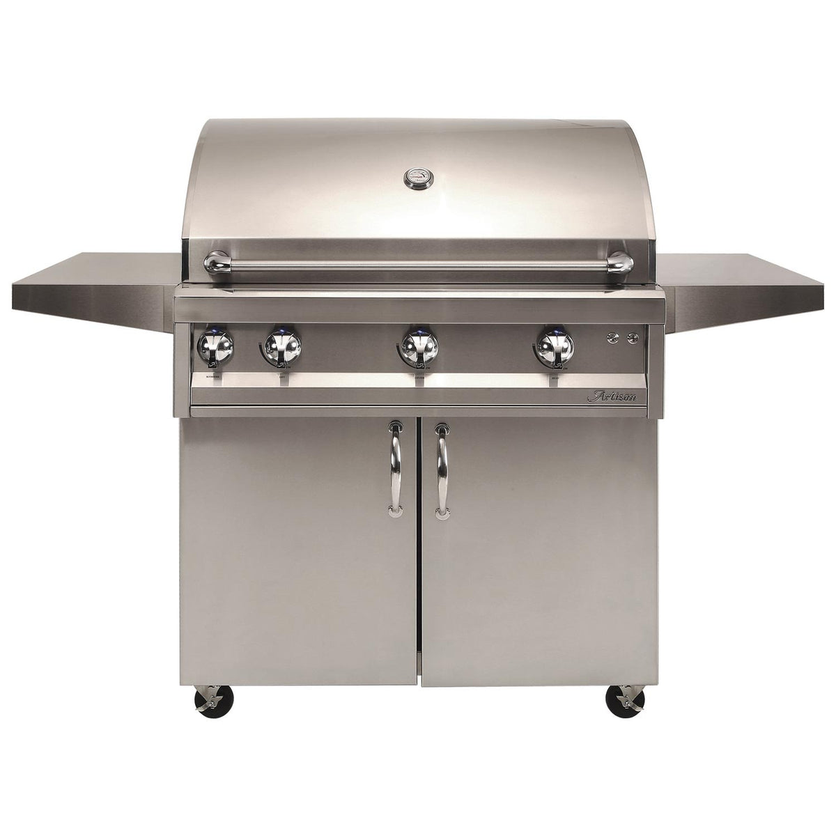 Artisan Professional 36 pouces – Barbecue à gaz propane autoportant 3 brûleurs avec rôtissoire – ARTP-36C-LP