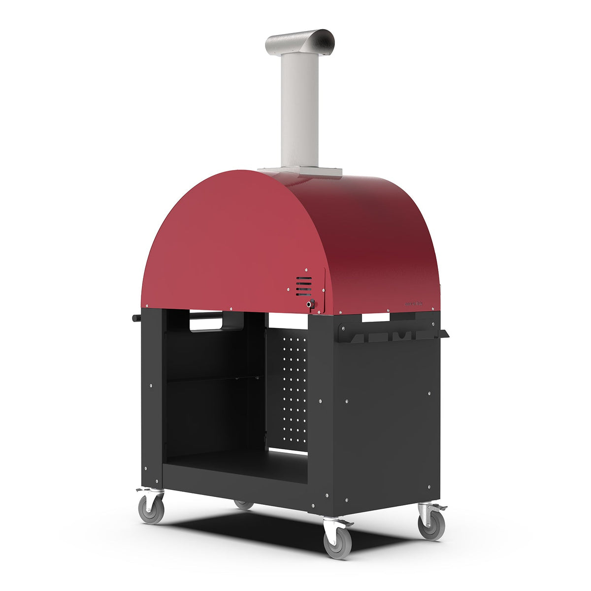 Alfa Moderno 3 Pizze – Four à pizza à gaz avec base roulante
