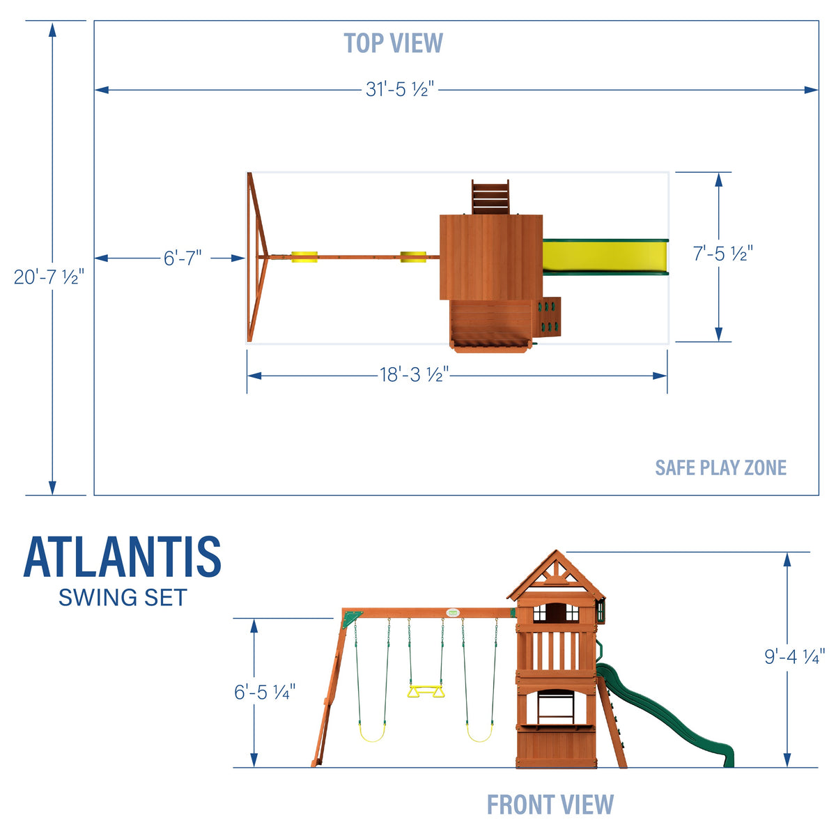 Atlantis – Portique de jeux
