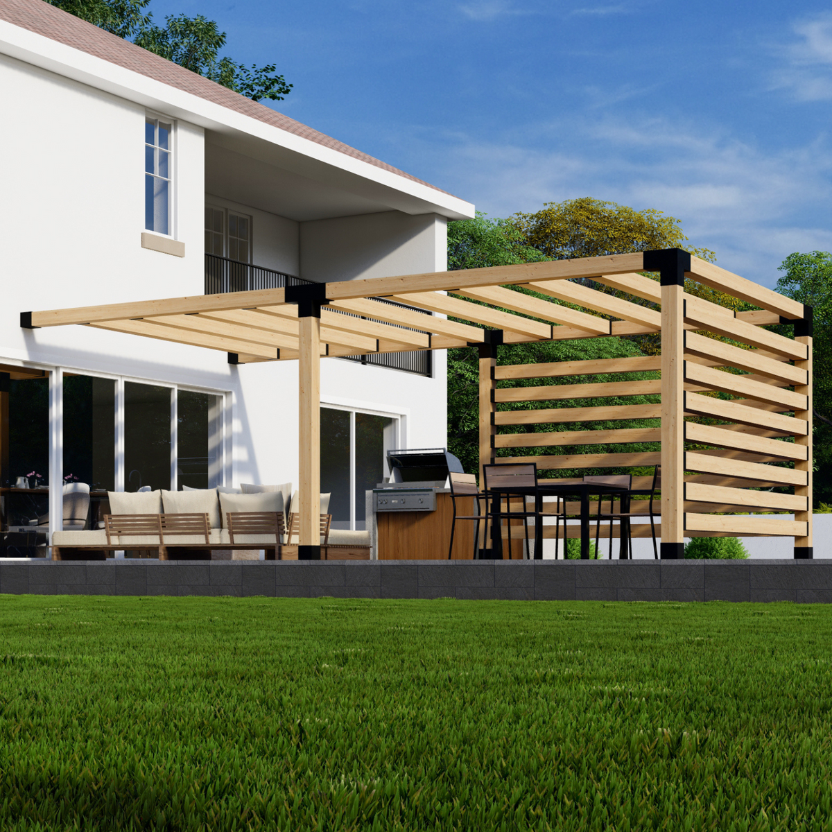 Ensemble de quincaillerie pour pergola