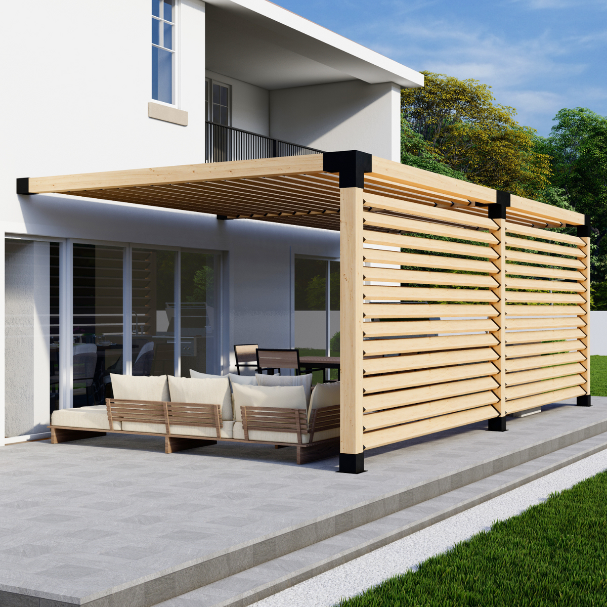 Kit DIY de pergola (supports 6 x 6)