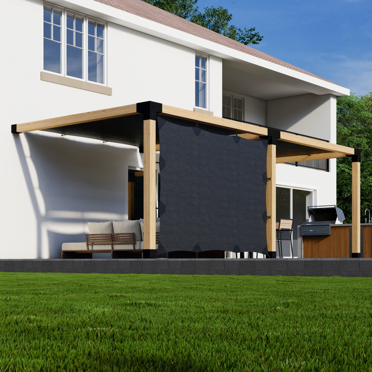 Kit de pergola pare-soleil