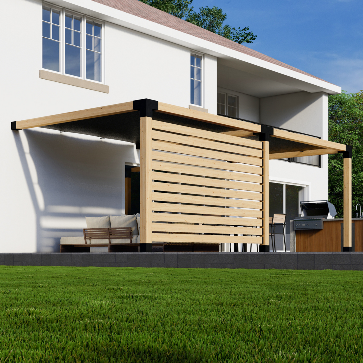 Kit DIY pour construire votre propre pergola