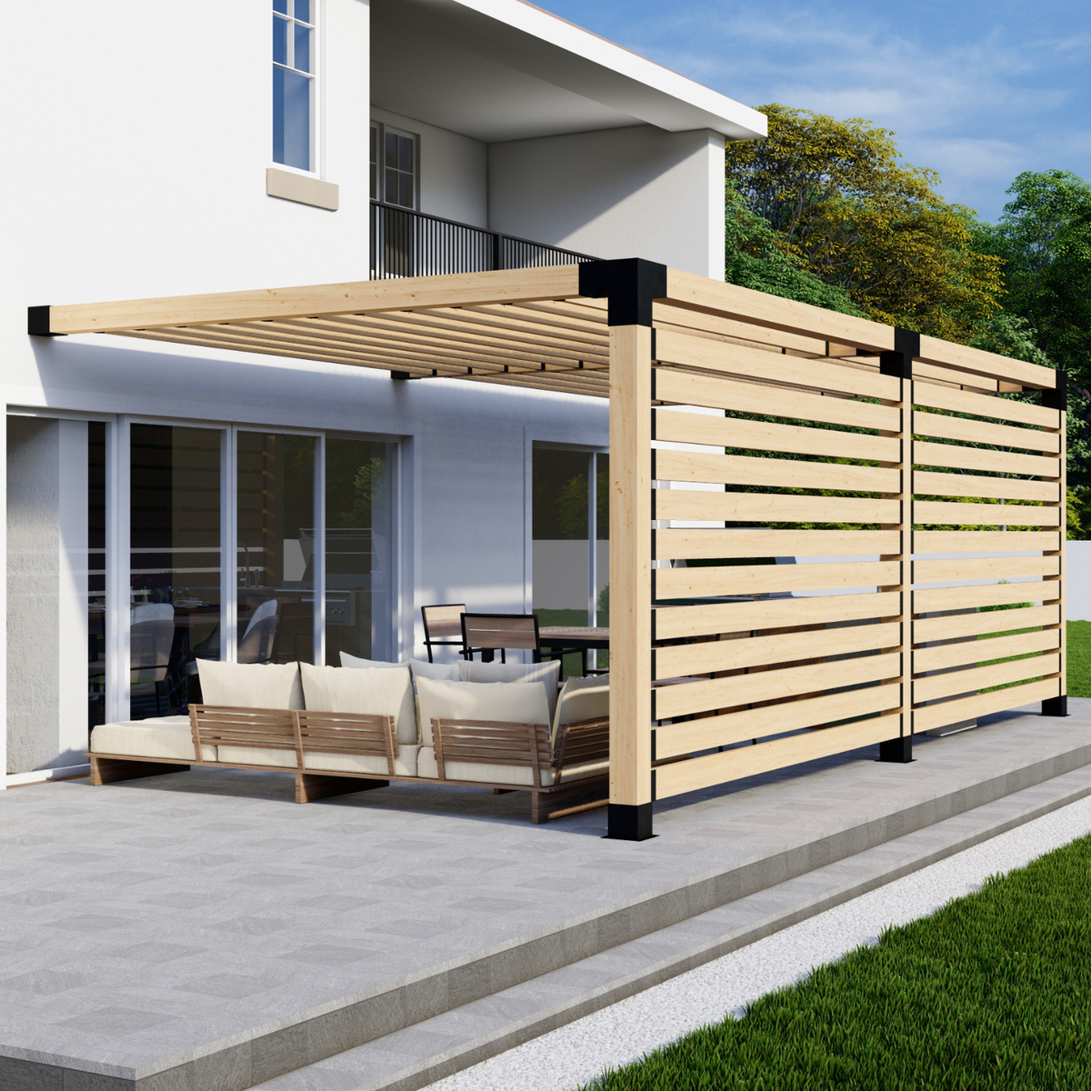 Kit de supports pour pergola / parois d’intimité