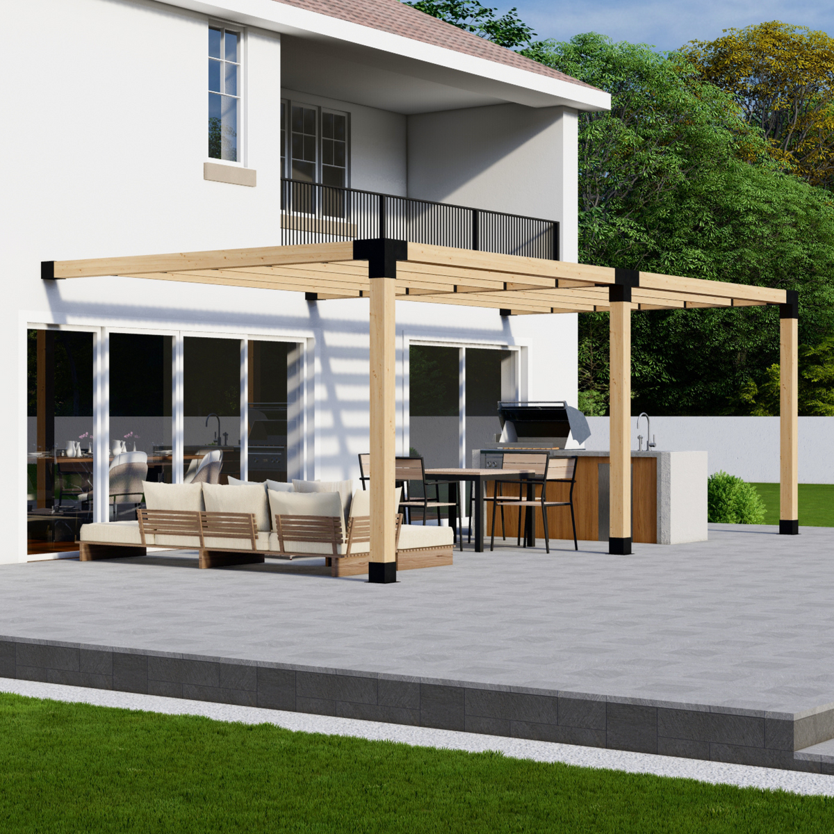 Kit DIY de pergola simple et économique