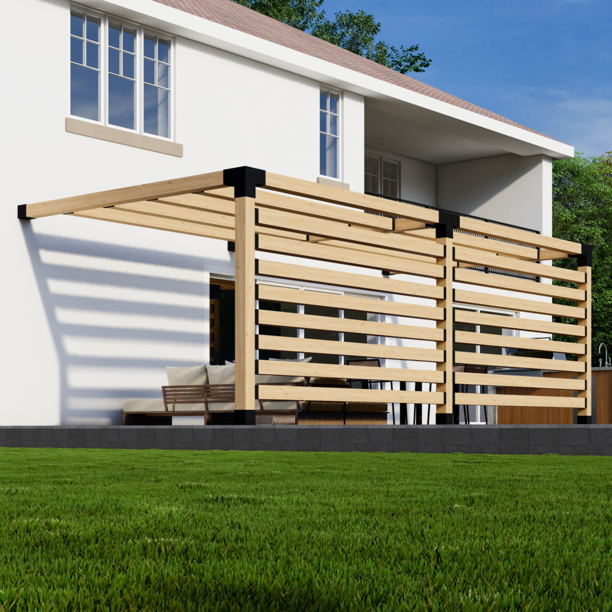 Kit pour pergola fermée