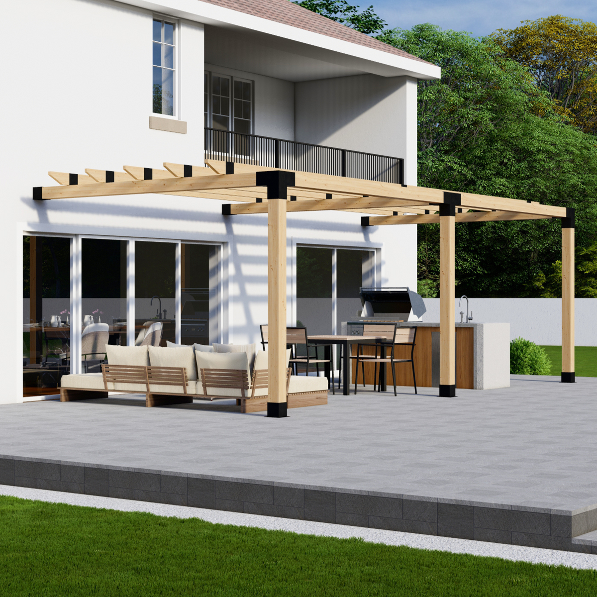 Kit DIY de pergola en porte-à-faux