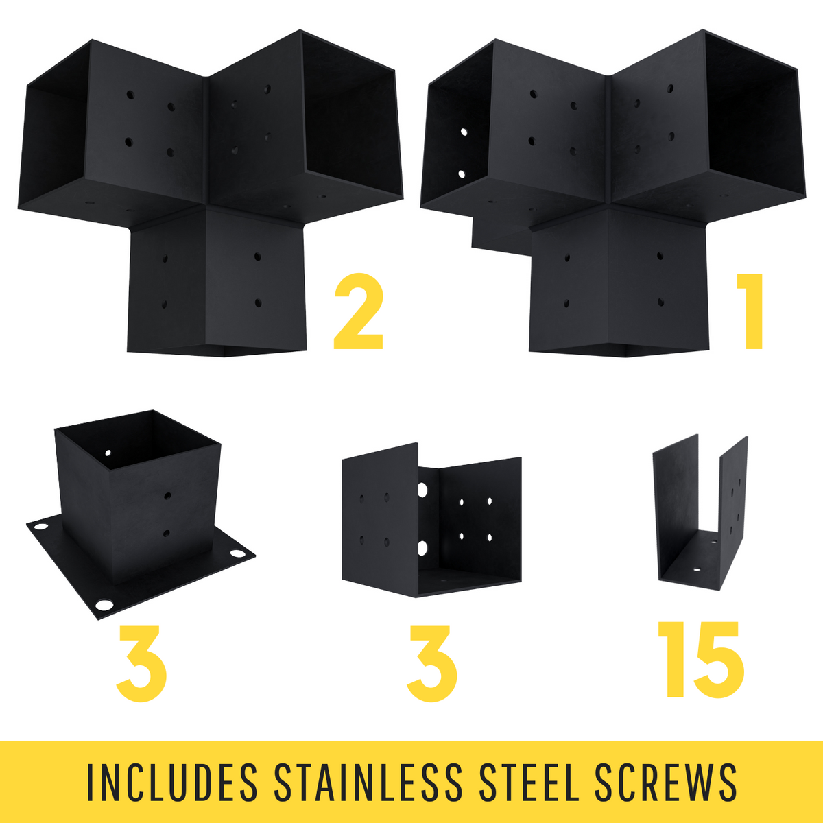 Kit pour pergola simple adossée à la maison