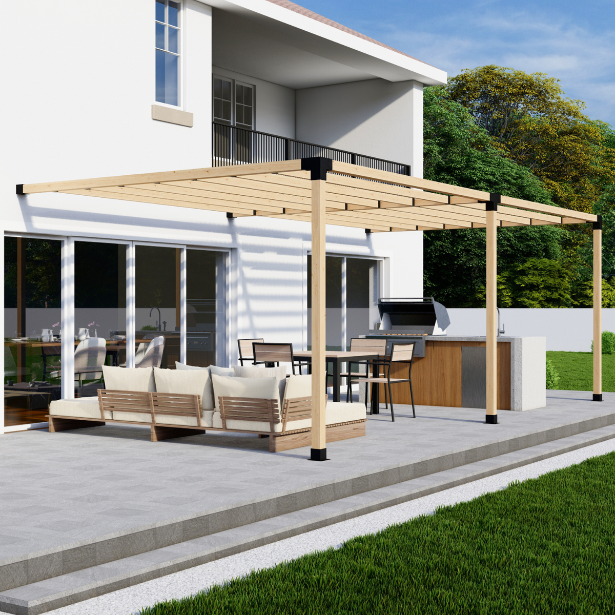 Kit DIY de construction de pergola