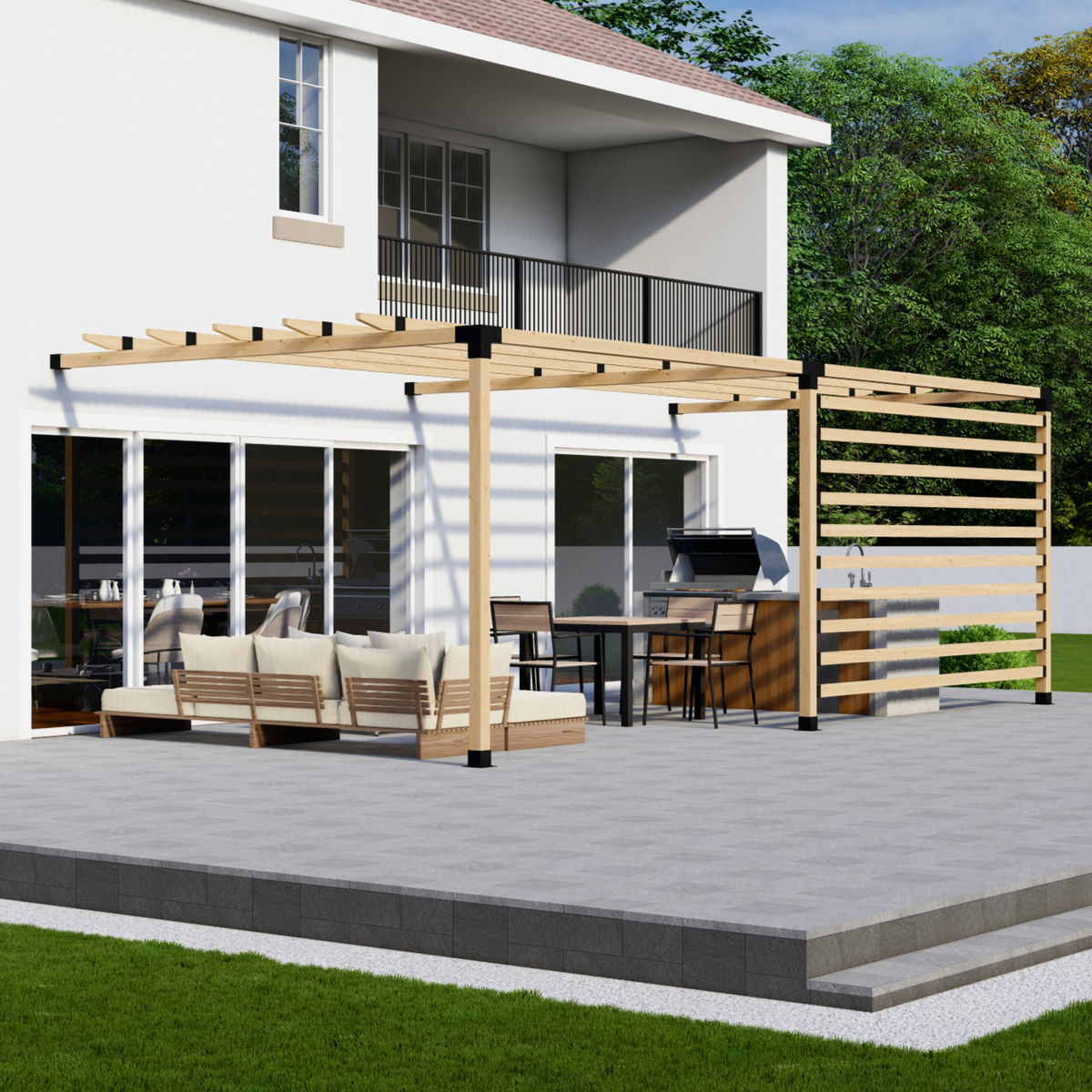 Kit DIY de pergola économique de haute qualité