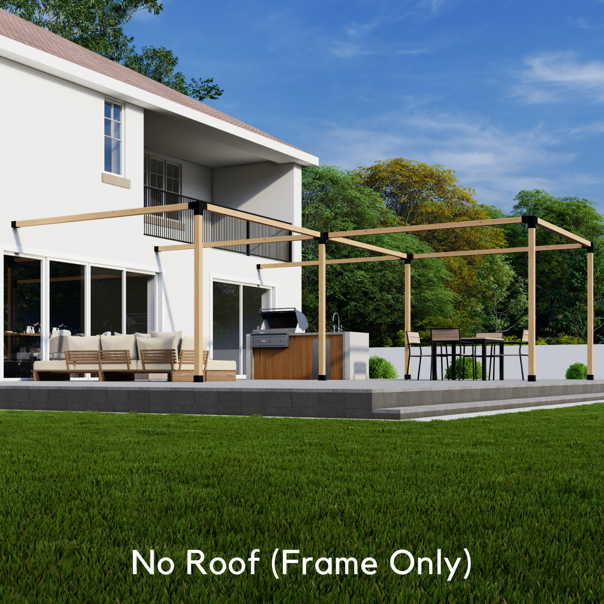 Petit kit de pergola d’angle