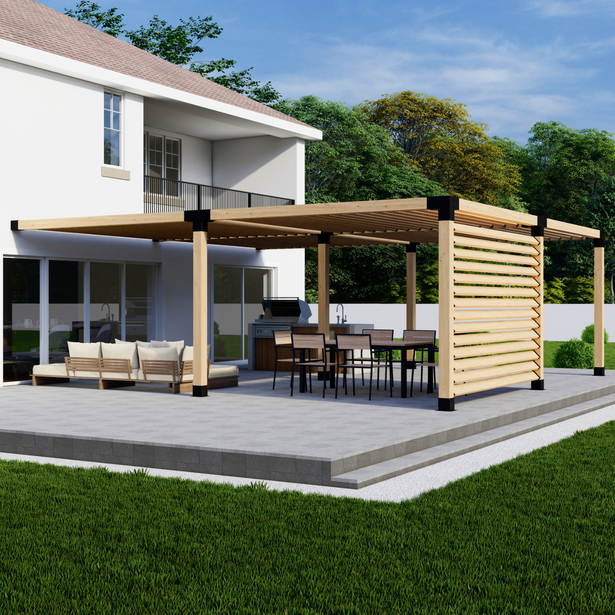 Kit DIY de supports pour construire votre pergola