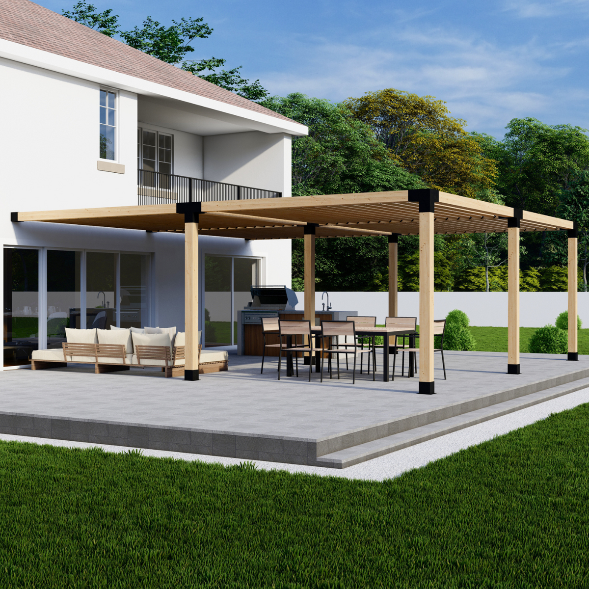 Kit DIY de pergola murale