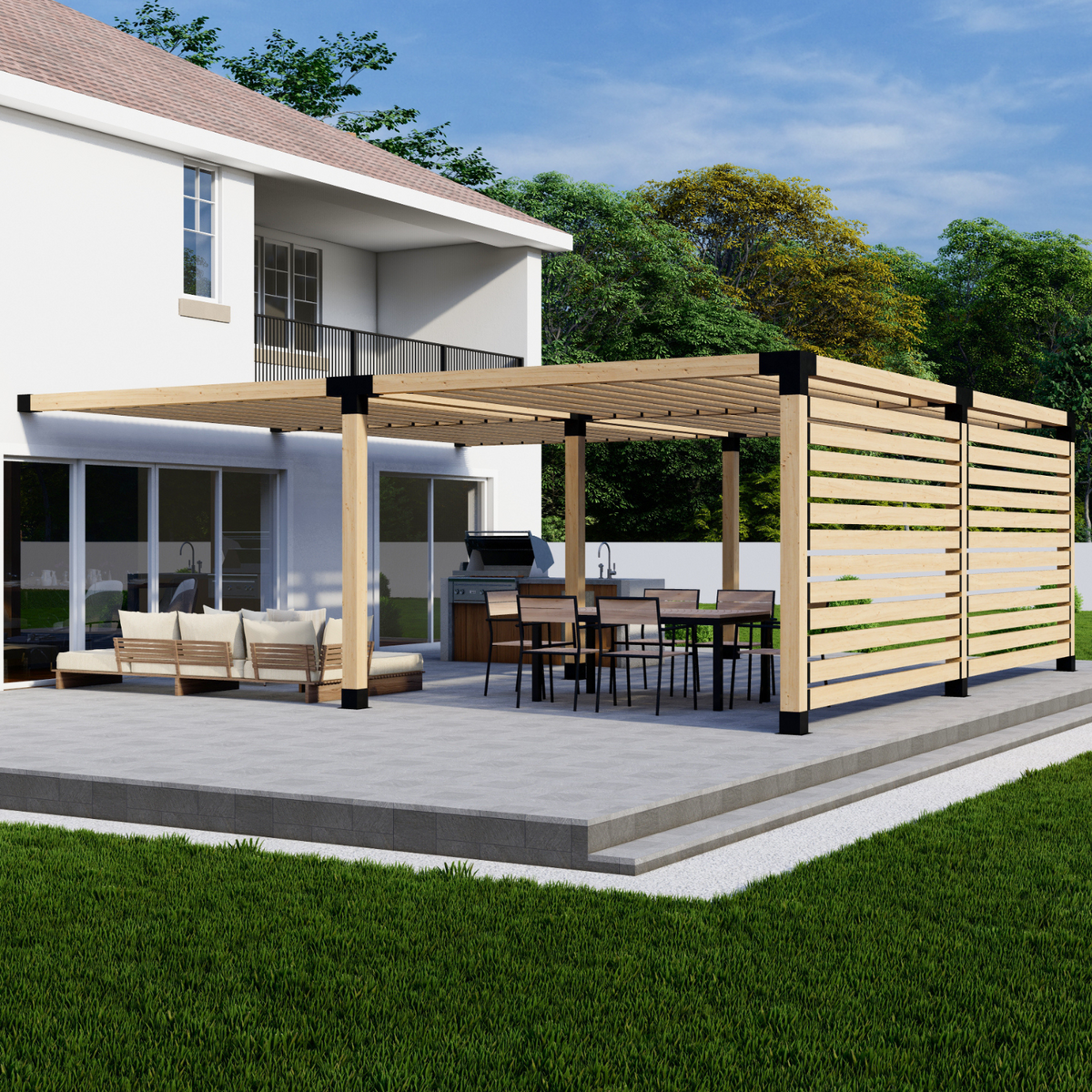 Kit de pergola modulaire