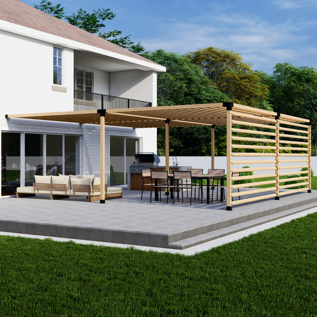 Kit de raccords pour pergola (supports 4x4 ou 6x6)