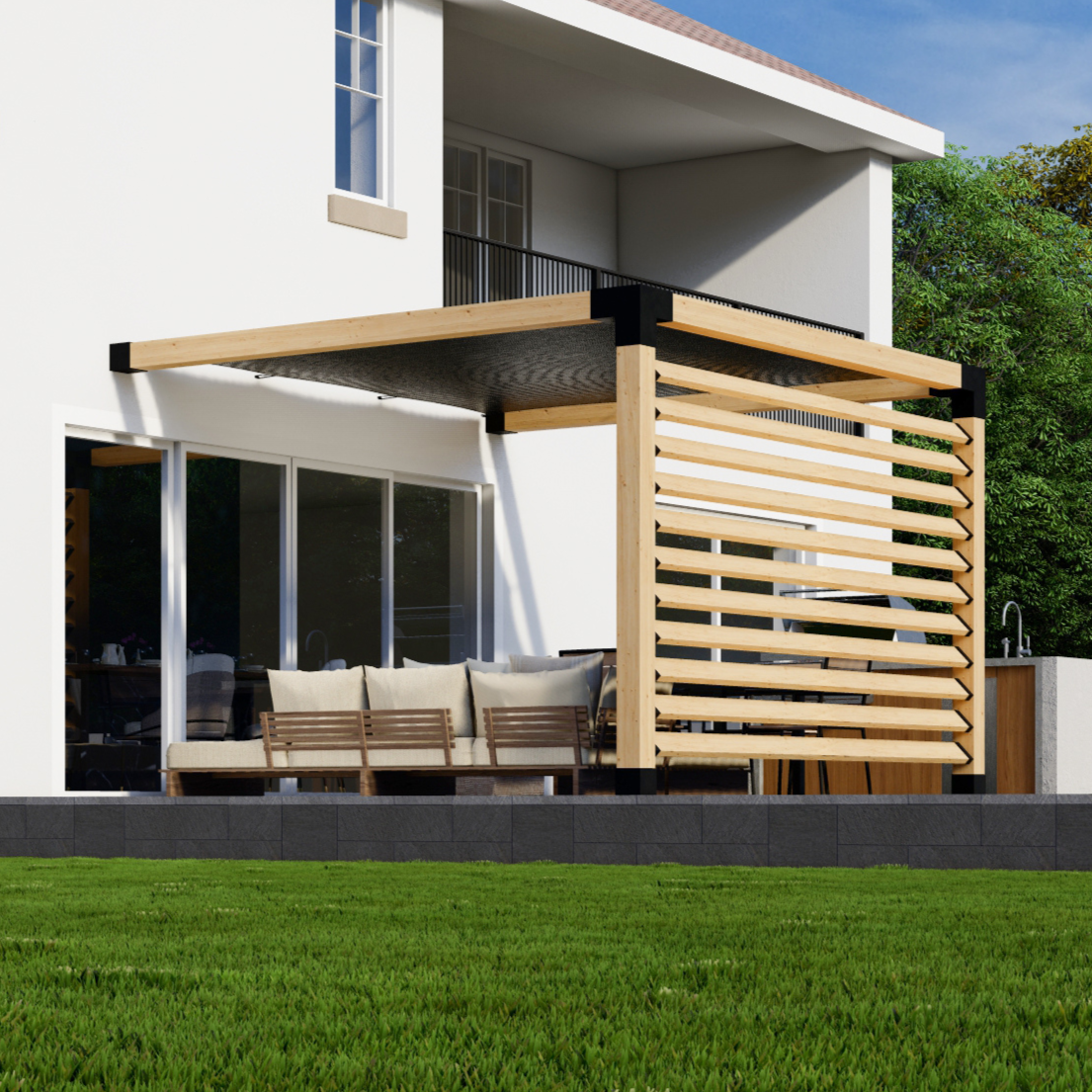 Kit DIY pour construire une pergola
