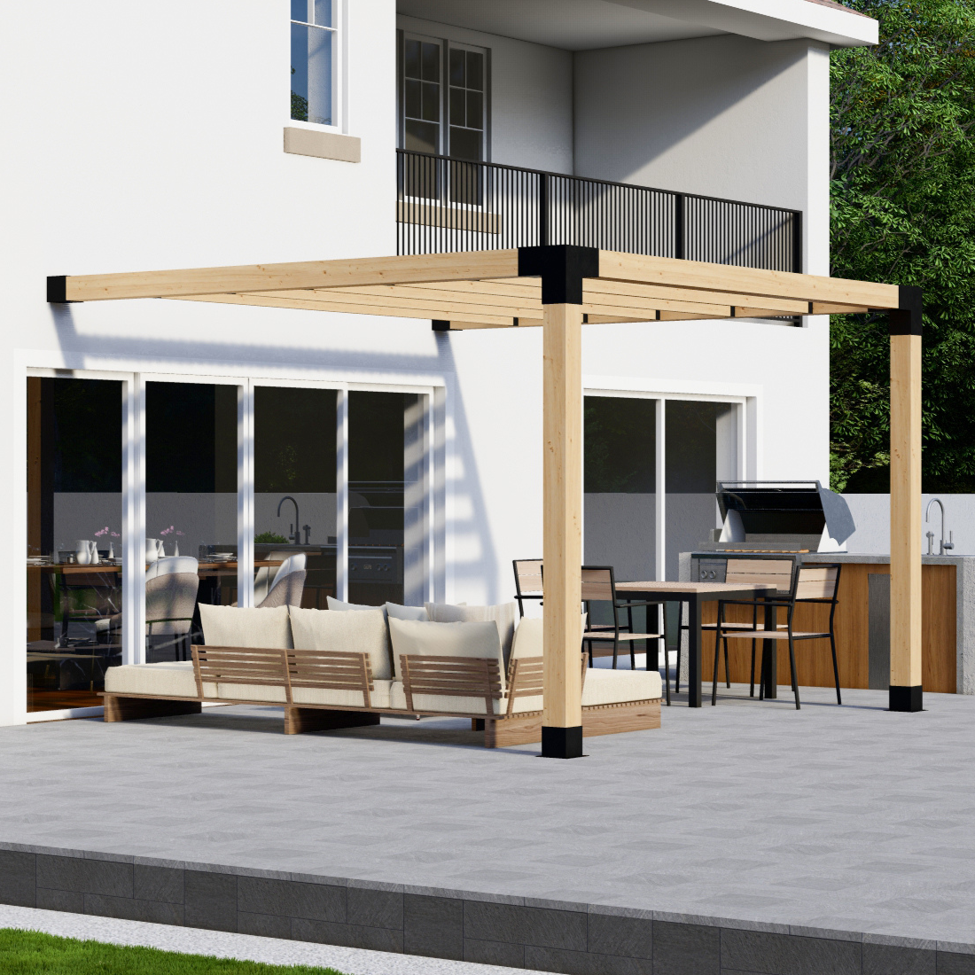 Kit DIY de pergola facile à monter