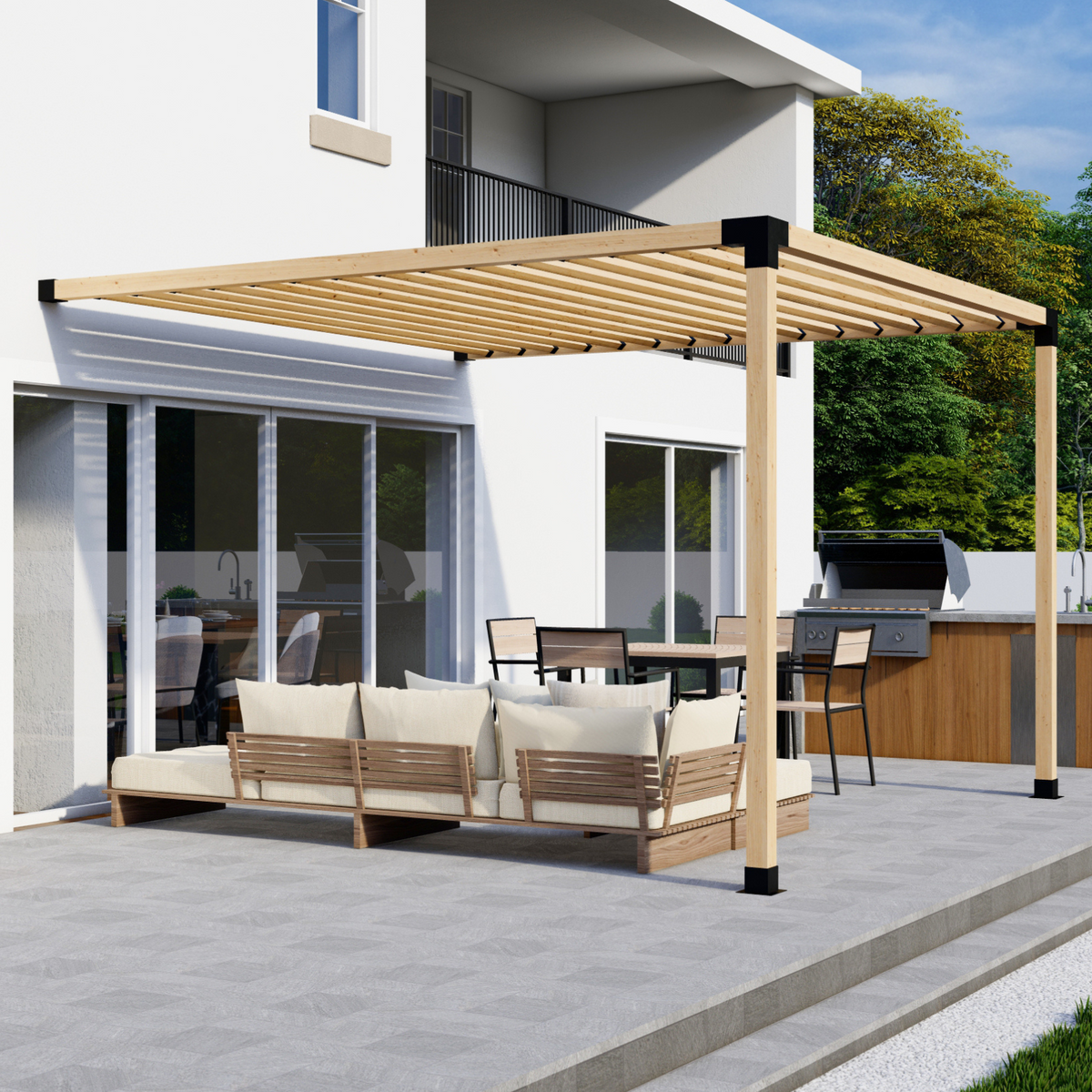 Kit de supports de pergola (4x4 et 2x4)