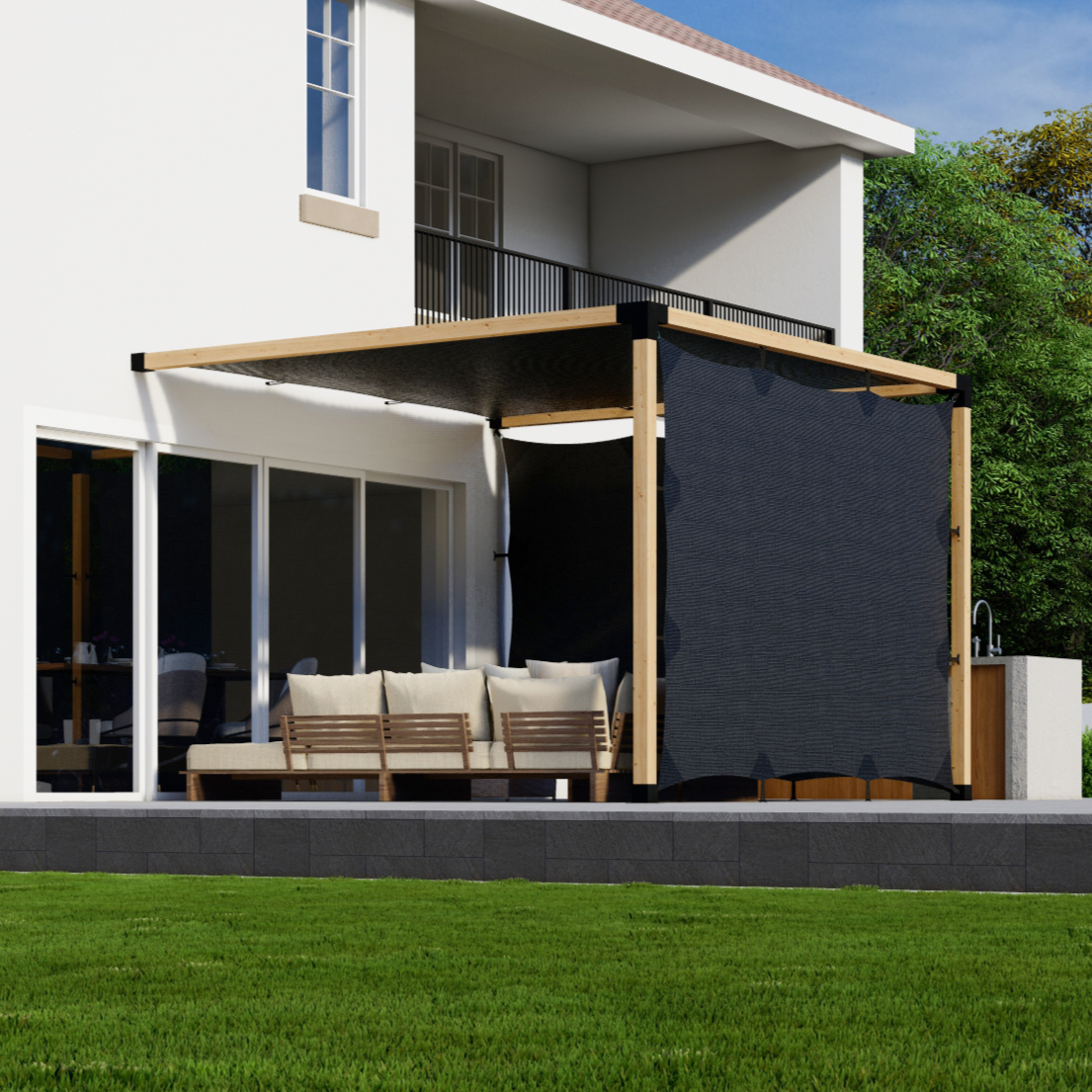Kit DIY pergola / couverture d’ombrage