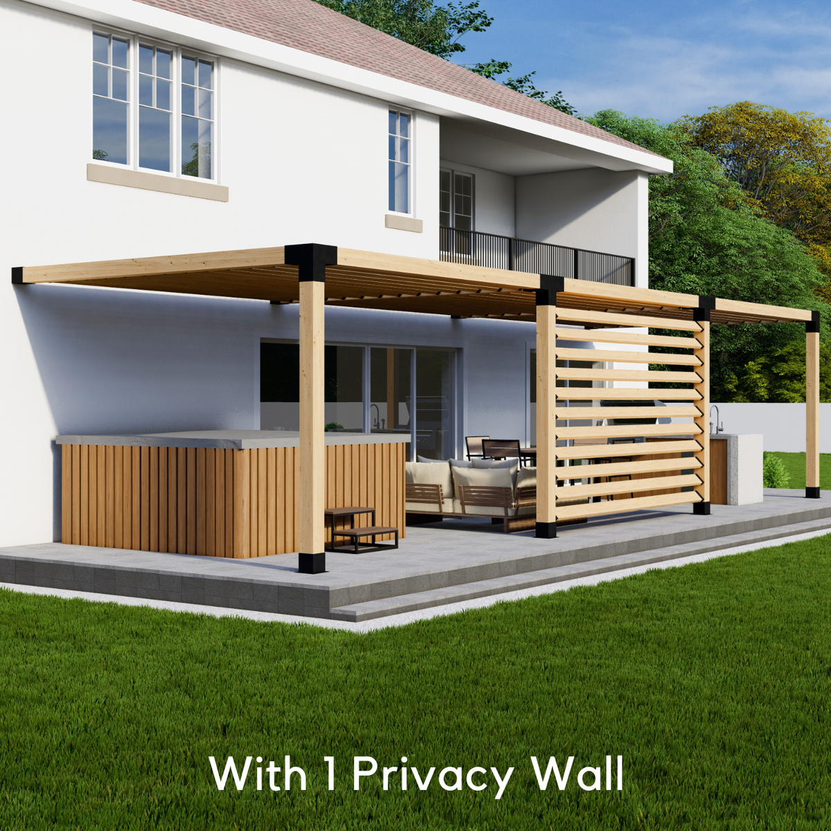 Kit de supports 6x6 pour pergola