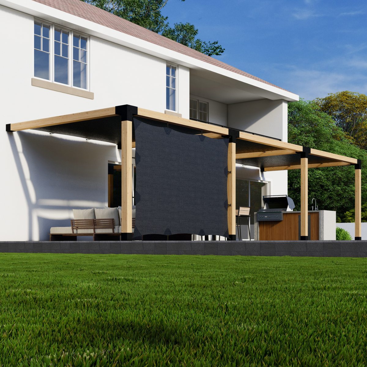 Kit de pergola pare-soleil