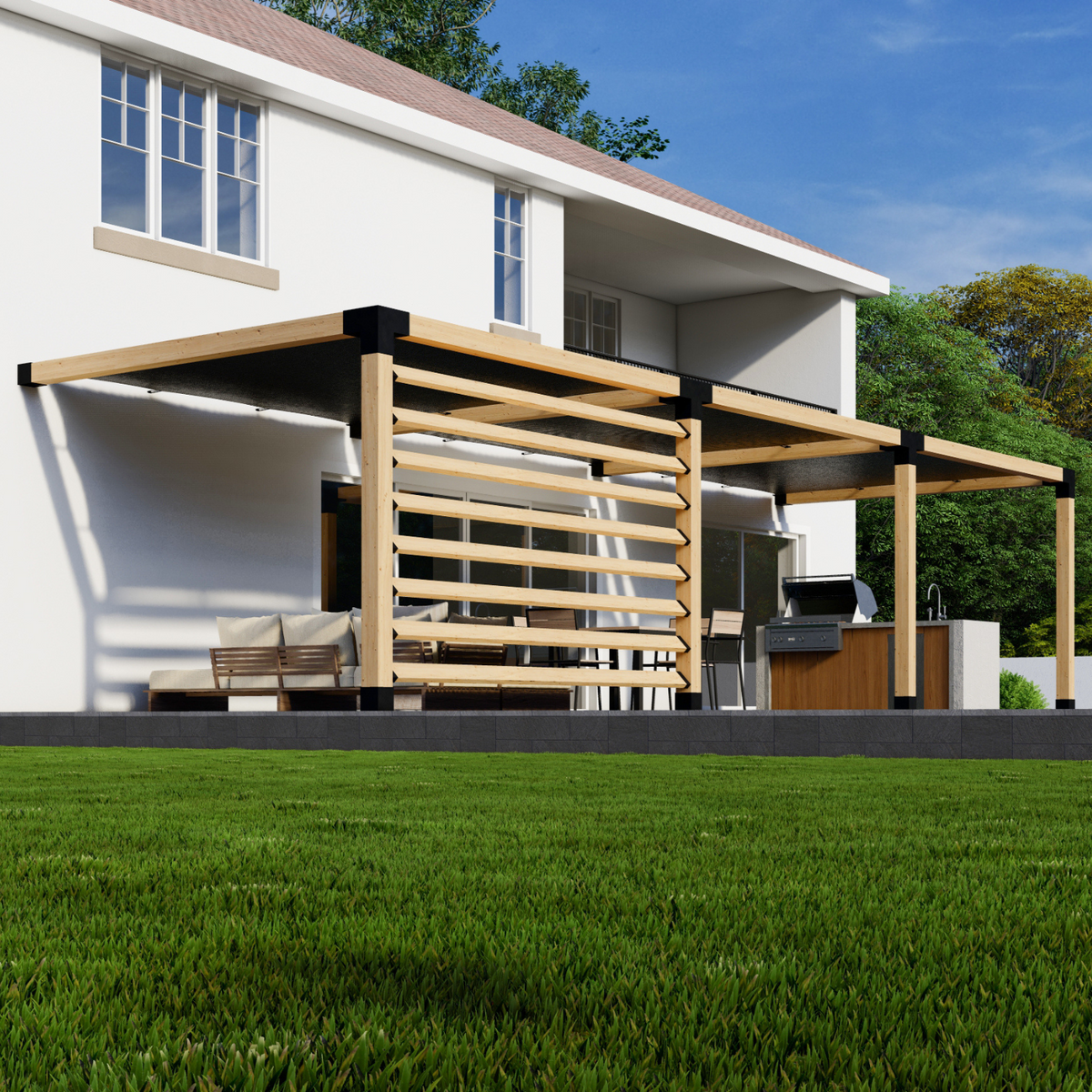Kit DIY de pergola pare-soleil