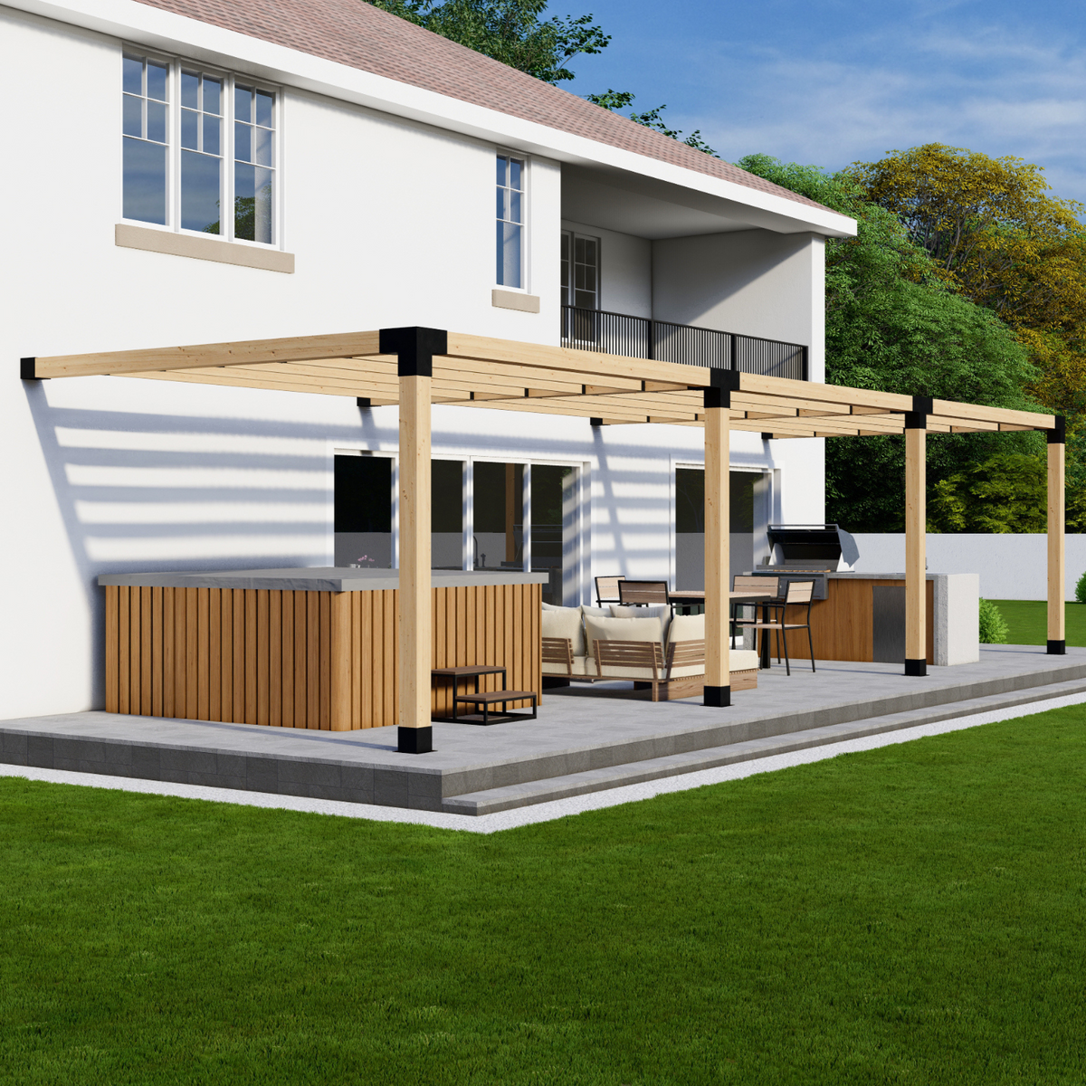 Kit DIY de pergola facile à monter